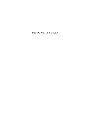 Cover of Beyond Belief: How Evidence Shows What Really Works