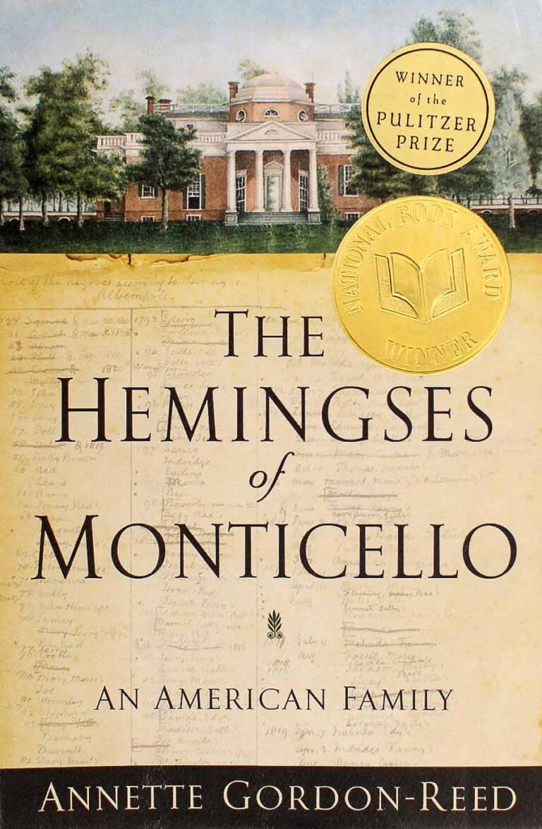 Cover of The Hemingses of Monticello: An American Family